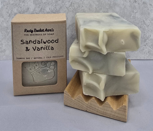 Sandalwood & Vanilla Shampoo Bar